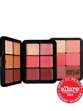 Makeup Forever Multi-Use Cheek & Lip Palette — Pink, Coral, Peach, Rose